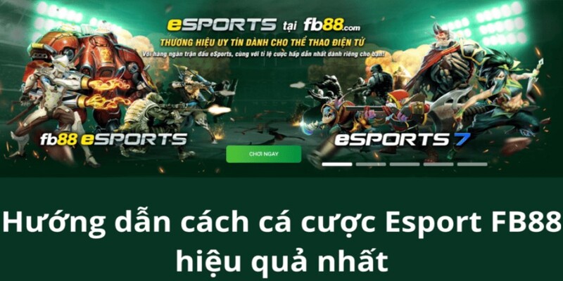 Cách tham gia cá cược Esports FB88 cho tân thủ