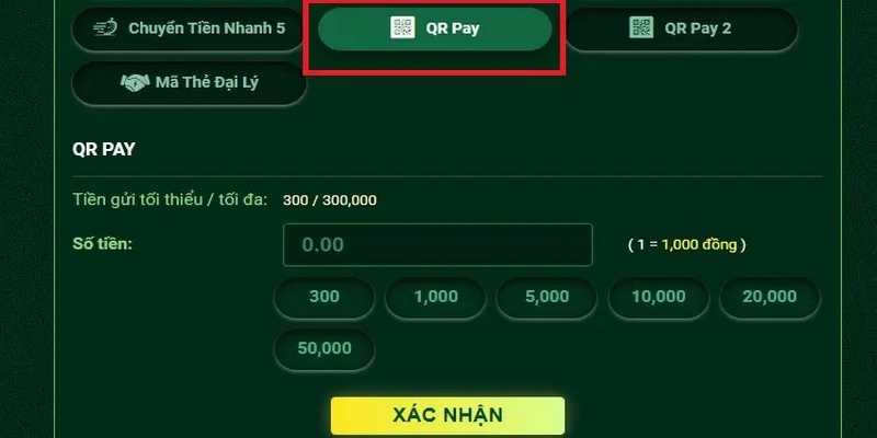 Nạp tiền qua mã QR rất nhanh chỉ với 3 bước 